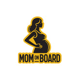 Compact Mom on Board Tag for Safe Roads